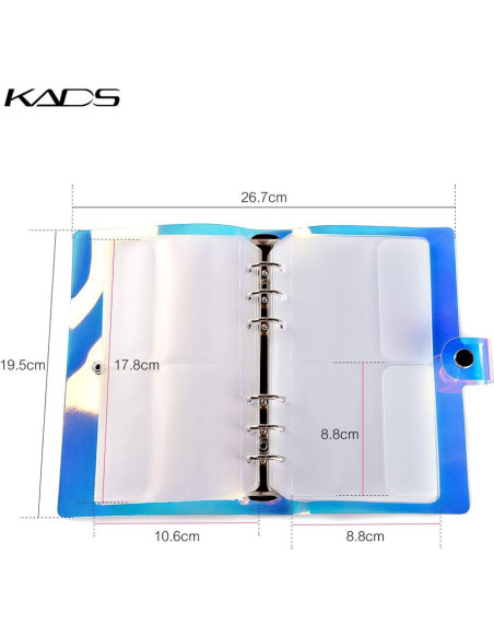 Organizador de Placas de Estampado de Uñas KADS - Holográfico Organizador de Placas de Estampado de Uñas KADS - Holográfico