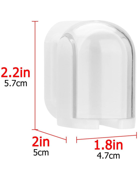 Soporte de Cepillos de Dientes LUEXBOX 4 Compartimentos Blanco Soporte de Cepillos de Dientes LUEXBOX 4 Compartimentos Blanco