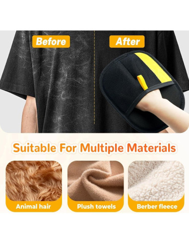 Guantes Quitapelos Reutilizables JUDUNA para Mascotas 1 Pcs