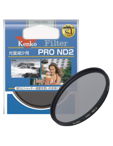 Filtro Kenko PRO ND2 52mm Densidad Neutra para Cámara