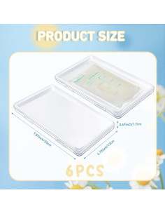 Organizador de Almacenamiento de Leche Materna Hushee 6 Pcs 50.8x30.5 cm 2