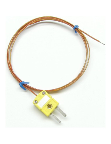 Sonda de Termopar Tipo K MM con Aislamiento Kapton 3 pies