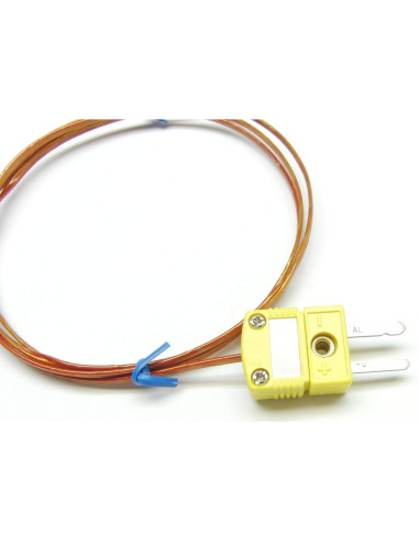 Sonda de Termopar Tipo K MM con Aislamiento Kapton 3 pies