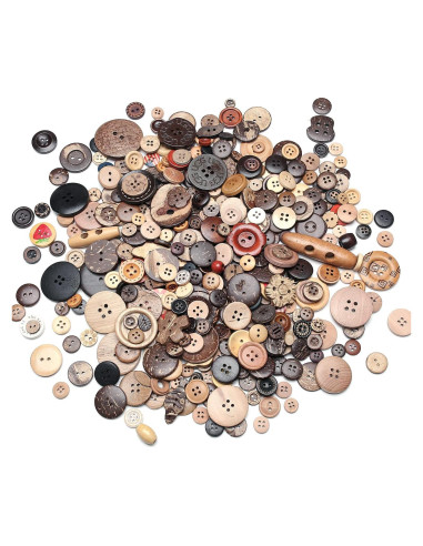 400 Botones de Resina Decorativos Jepeux para Manualidades DIY