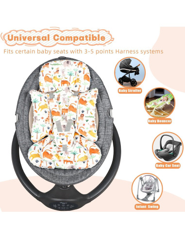 Inserto para Asiento de Auto Bebé HNHUAMING Suave y Reversible