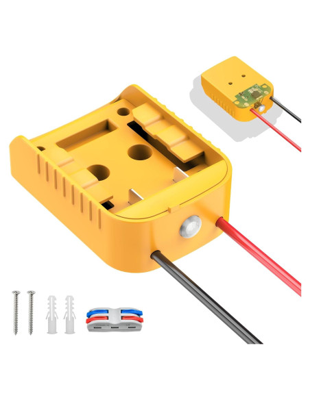 Adaptador de Batería Kzreect 20V con Interruptor y Protección Adaptador de Batería Kzreect 20V con Interruptor y Protección