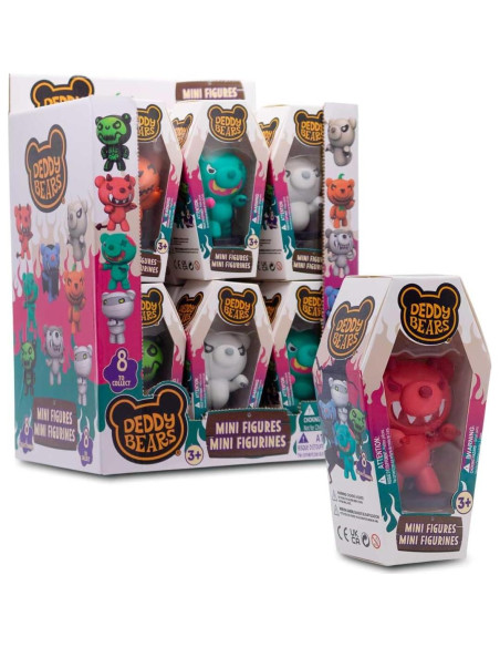 Figuras Mini Deddy Bears Just Toys LLC - Serie 1 Terror Figuras Mini Deddy Bears Just Toys LLC - Serie 1 Terror