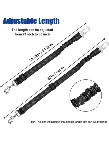 Cinturón de Seguridad para Perros Yemotopro Universal 2 Pack Cinturón de Seguridad para Perros Yemotopro Universal 2 Pack