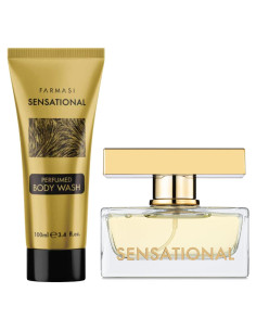 Set Gel de Ducha y Agua Perfumada Farmasi Sensacional 100ml + 50ml
