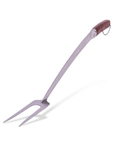 Tenedor de Parrilla Grille Perfect 61cm Acero Inoxidable Madera