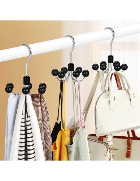 Percha Multifuncional TOPIA HANGER con 6 Bolas de Madera Percha Multifuncional TOPIA HANGER con 6 Bolas de Madera