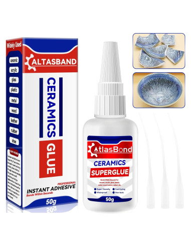 Pegamento Cerámico Atlasbond 73g - Reparación Rápida y Segura