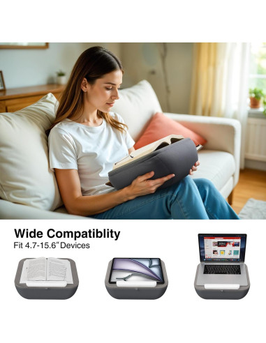 Soporte de Libro Elitehood BP02 - Almohada Ajustable Gris