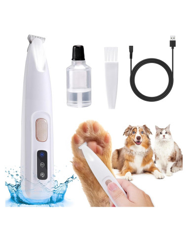 Recortadora de Precisión Micro AIERSA para Mascotas LED IPX4