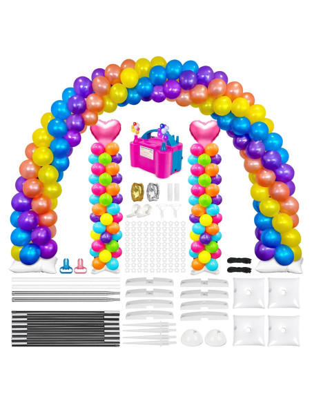Kit de Arco de Globos Toosci con Bomba Eléctrica y Soportes Kit de Arco de Globos Toosci con Bomba Eléctrica y Soportes