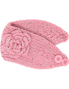 Diadema de Invierno KMystic Rosa Bebé Suave y Brillante 2