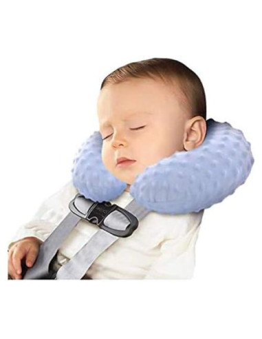 Almohada de Cuello Inflable HKSICHENGKEJI para Niños Azul