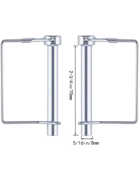Pasador de Enganche Truleego 5/16" x 7 cm Paquete de 10 Pasador de Enganche Truleego 5/16" x 7 cm Paquete de 10