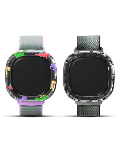 Funda Protectora Bumper FIOPAZ para Fitbit Google Ace LTE - 2 Pcs