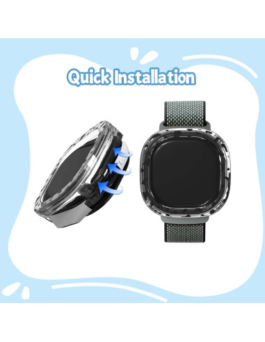 Funda Protectora Bumper FIOPAZ para Fitbit Google Ace LTE - 2 Pcs