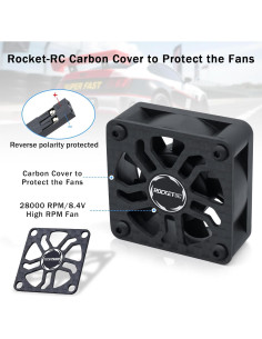 Ventilador de Enfriamiento RC Surpass Hobby 30mm 27000 RPM 2