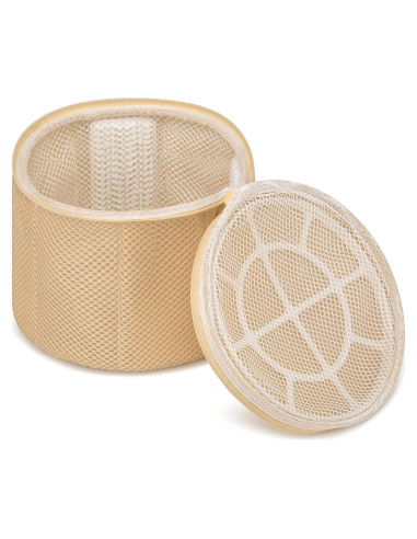 Paquete de 2 bolsas de lavandería Poetic Flavour beige