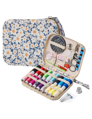 Kit de Costura Profesional Bobode 87 Piezas para Viaje