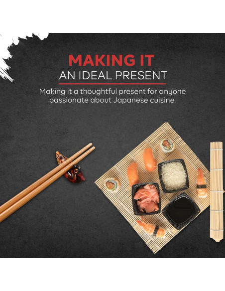 Kit de Hacer Sushi Mr Tazoi - 18 Piezas para Principiantes Kit de Hacer Sushi Mr Tazoi - 18 Piezas para Principiantes