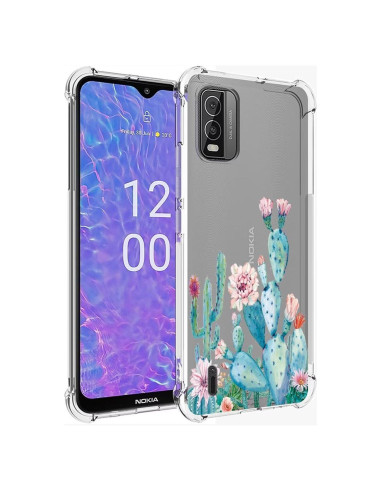 Funda protectora Nokia C210 Sidande TPU Floral 6.3"