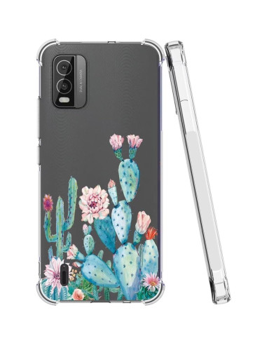 Funda protectora Nokia C210 Sidande TPU Floral 6.3"