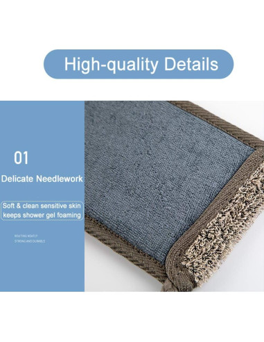 Esponja Exfoliante de Espalda IYOOH de Lino Natural 88.9 cm