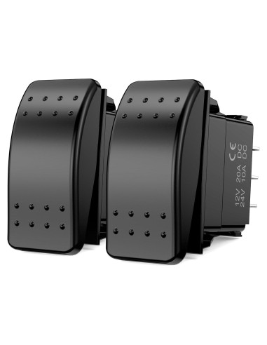 Interruptor de Palanca 3 Vías Nilight 12V 24V Impermeable 2PCS