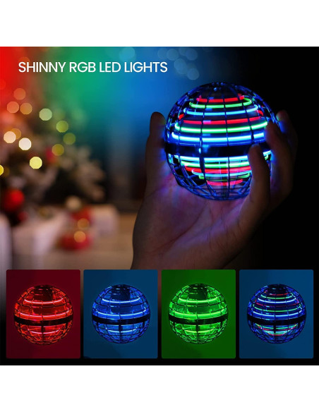 Bola Voladora TOMZON A32 Azul - Dron Juguete LED para Niños Bola Voladora TOMZON A32 Azul - Dron Juguete LED para Niños