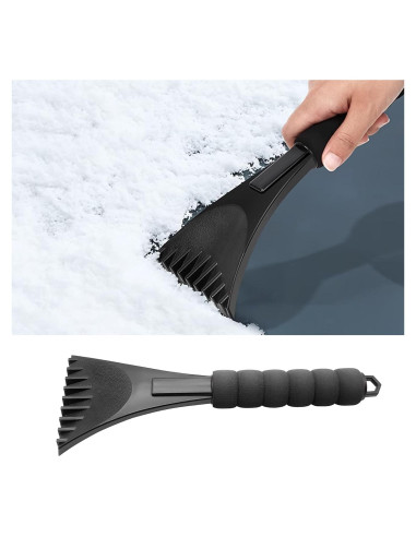 Raspador de Hielo Couslcd con Mango de EVA 27.5 cm Negro