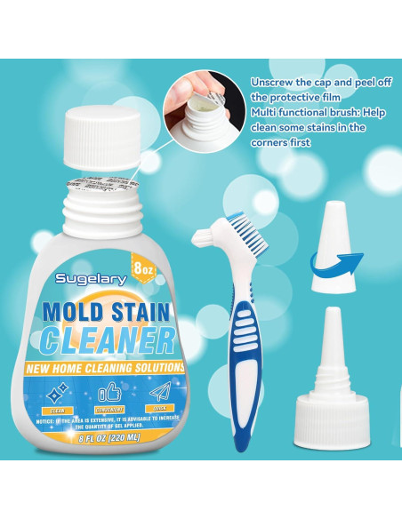 Gel Limpiador de Manchas de Moho Sugelary 240 ml para Baño Gel Limpiador de Manchas de Moho Sugelary 240 ml para Baño