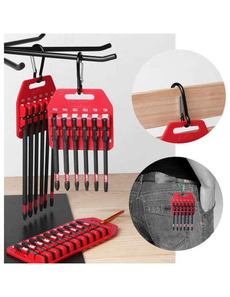 Juego de Puntas de Impacto Protorq 6 Piezas PH2 8.89 cm Juego de Puntas de Impacto Protorq 6 Piezas PH2 8.89 cm