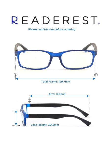Gafas de Lectura Luz Azul Readerest +2.0 Antirreflejo UV Gafas de Lectura Luz Azul Readerest +2.0 Antirreflejo UV