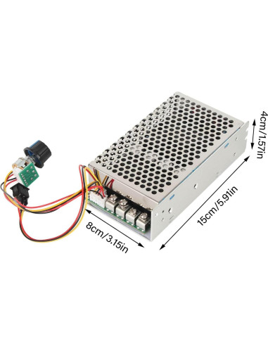 Controlador de Velocidad Motor DC Carkee 10-50V 100A 5000W
