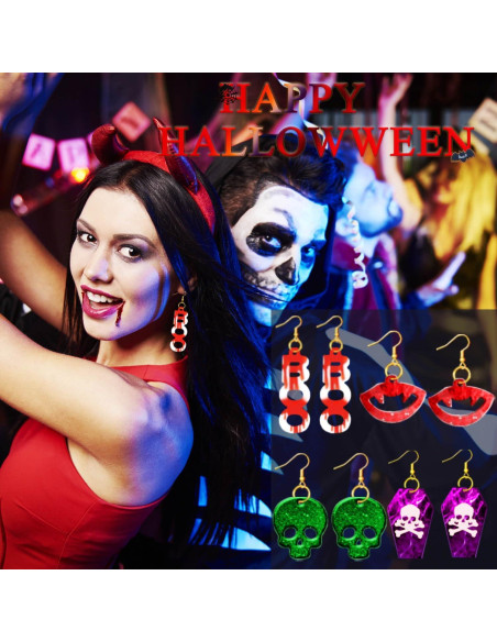 Kit de Moldes de Resina Halloween Rifanda 224 Piezas Kit de Moldes de Resina Halloween Rifanda 224 Piezas