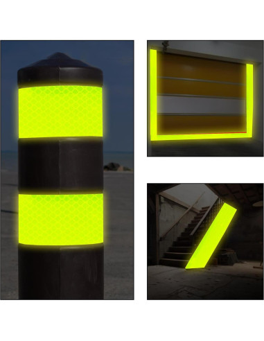 Cinta Reflectante SWRT 5.08 cm x 9.14 m Verde Fluorescente
