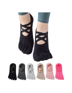 Calcetines de Yoga Antideslizantes Spencial para Mujeres - Talla Única