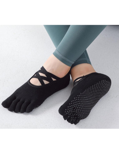 Calcetines de Yoga Antideslizantes Spencial para Mujeres - Talla Única