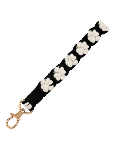 Llavero de Macramé con Muñequera para Mujeres y Niñas - Accesorio Bohemio Llavero de Macramé con Muñequera para Mujeres y Niñas - Accesorio Bohemio