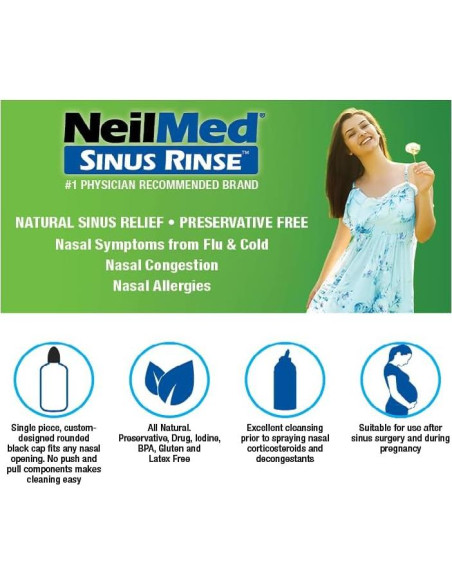 NeilMed Lavado Nasal - Kit Completo 50 Unidades NeilMed Lavado Nasal - Kit Completo 50 Unidades