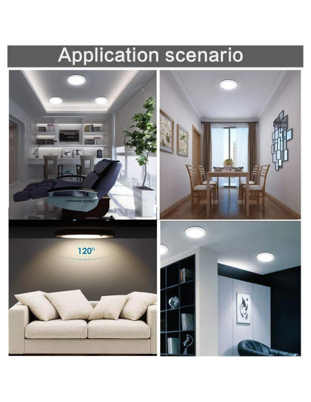 Luz de Techo LED S NMT 1200 Lúmenes Sensor Movimiento 15W Luz de Techo LED S NMT 1200 Lúmenes Sensor Movimiento 15W