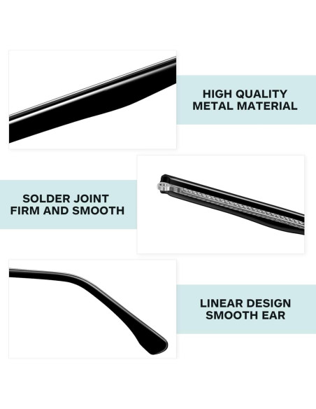 Kit de Reemplazo de Brazos de Gafas Metal BESPORTBLE - Universal Kit de Reemplazo de Brazos de Gafas Metal BESPORTBLE - Universal