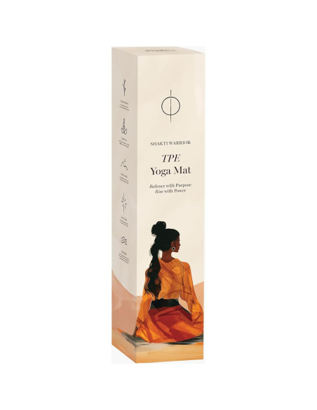 Tapete de Yoga Shakti Warrior Ajna Antideslizante 182x61cm Tapete de Yoga Shakti Warrior Ajna Antideslizante 182x61cm
