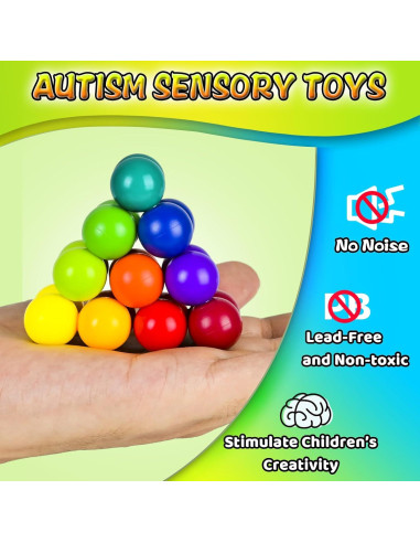 Bola Sensorial CHESLICR Antiestrés para Niños y Adultos 10.67cm