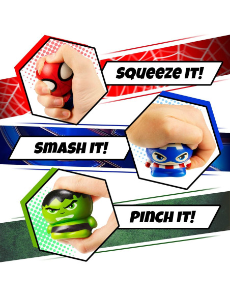Bola de Espuma Squishy Marvel JA-RU - Superhéroes 1 Pack Bola de Espuma Squishy Marvel JA-RU - Superhéroes 1 Pack