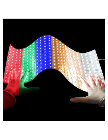 Hoja LED Flexible RGBCCT 24V 60W 19x9.5" Ultra Delgado